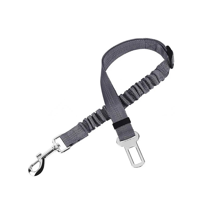 Adjustable Elastic Dog Car Seat Belt for Pet Safety During Travel