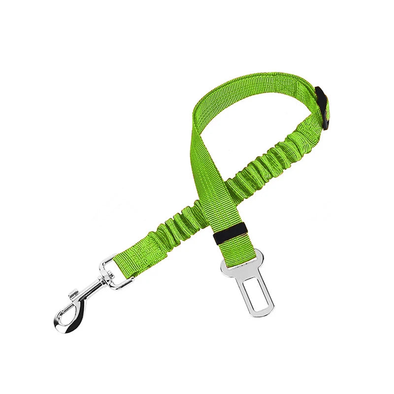 Adjustable Elastic Dog Car Seat Belt for Pet Safety During Travel